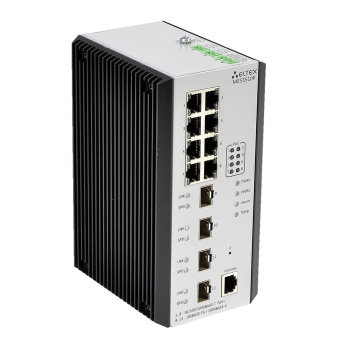 картинка Промышленный управляемый PoE-коммутатор уровня L3 Eltex MES3510P от магазина Охранных систем и видеонаблюдения