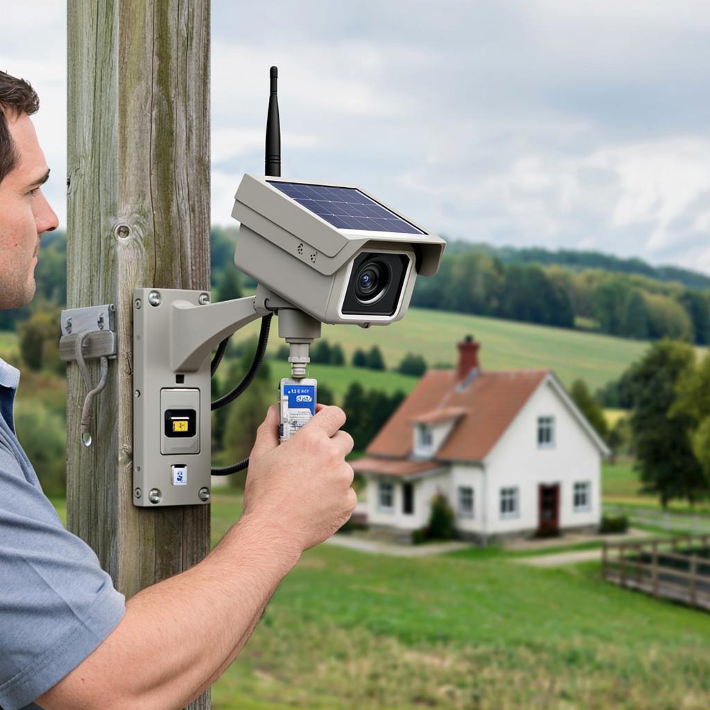 Инсталляция камеры с SIM в сельской местности: питание, связь, автономность