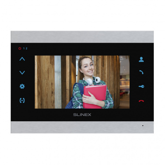 картинка Видеодомофон SLINEX SL-07N Cloud Silver+Black от магазина Охранных систем и видеонаблюдения
