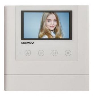 картинка Абонентский монитор Commax CDV-43M/XL Metalo white от магазина Охранных систем и видеонаблюдения