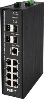 картинка PoE-коммутатор NST NS-SW-8G4G-SPL/IM от магазина Охранных систем и видеонаблюдения