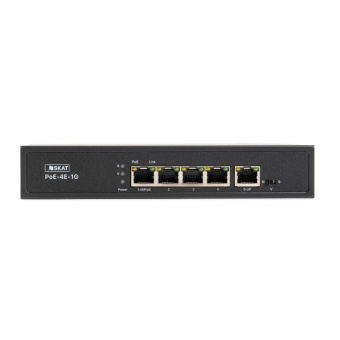 картинка Неуправляемый PoE коммутатор СКАТ 4070 SKAT PoE-4G-1G от магазина Охранных систем и видеонаблюдения