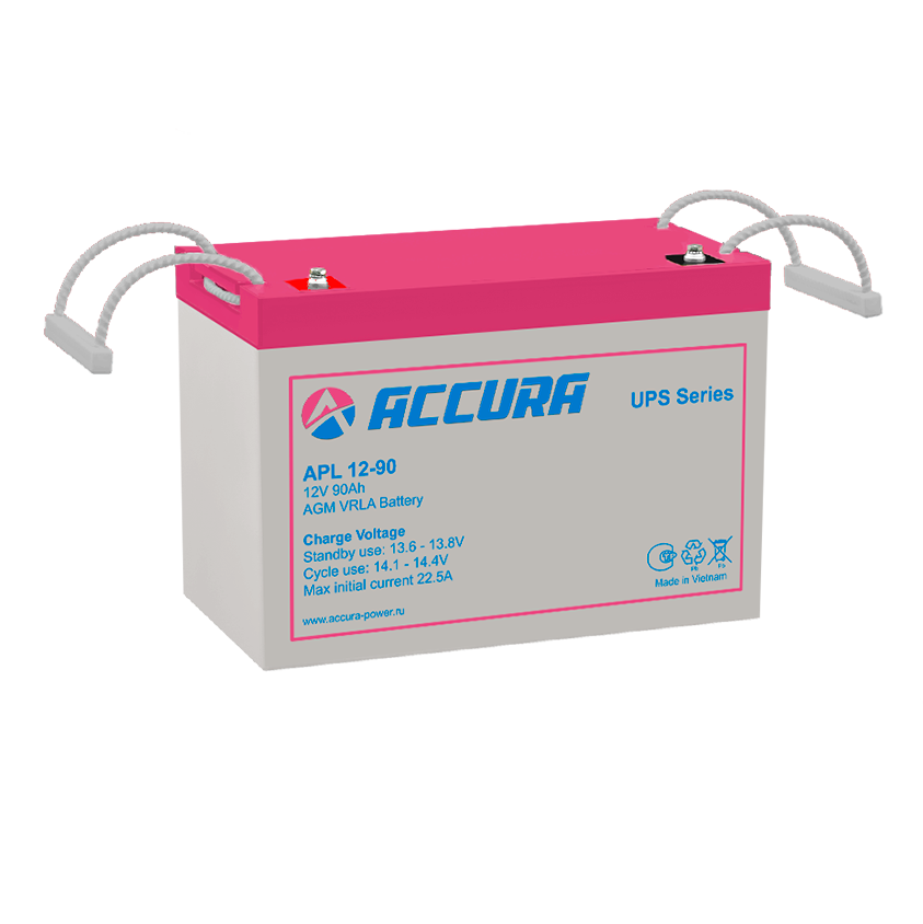 картинка Аккумулятор APL 12-90 от магазина Охранных систем и видеонаблюдения