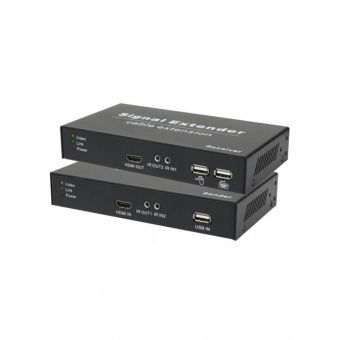 картинка Удлинитель по витой паре HDMI, USB, ИК — RJ-45 Osnovo TA-HiKM+RA-HiKM от магазина Охранных систем и видеонаблюдения