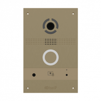 картинка Вызывная панель BAS-IP AV-08FB gold от магазина Охранных систем и видеонаблюдения