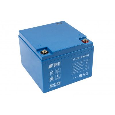 картинка Аккумулятор литий-железо-фосфатный герметизированный Skat i-Battery 12-26 LiFePO4 от магазина Охранных систем и видеонаблюдения