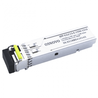 картинка SFP-модуль Osnovo SFP-S1LC13-G-1550-1310 от магазина Охранных систем и видеонаблюдения