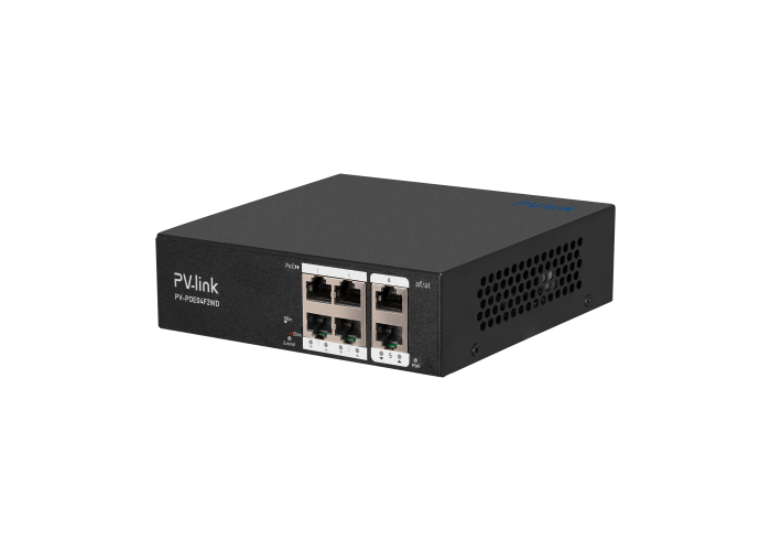 картинка PV-POE04F2WD
PoE коммутатор 10/100, 4xPoE, 2xUplink, PoE 60 Вт, 250 м, Watchdog от магазина Охранных систем и видеонаблюдения