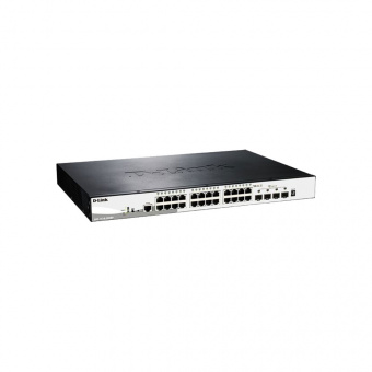 картинка PoE-коммутатор D-Link DGS-1510-28XMP/A1A от магазина Охранных систем и видеонаблюдения