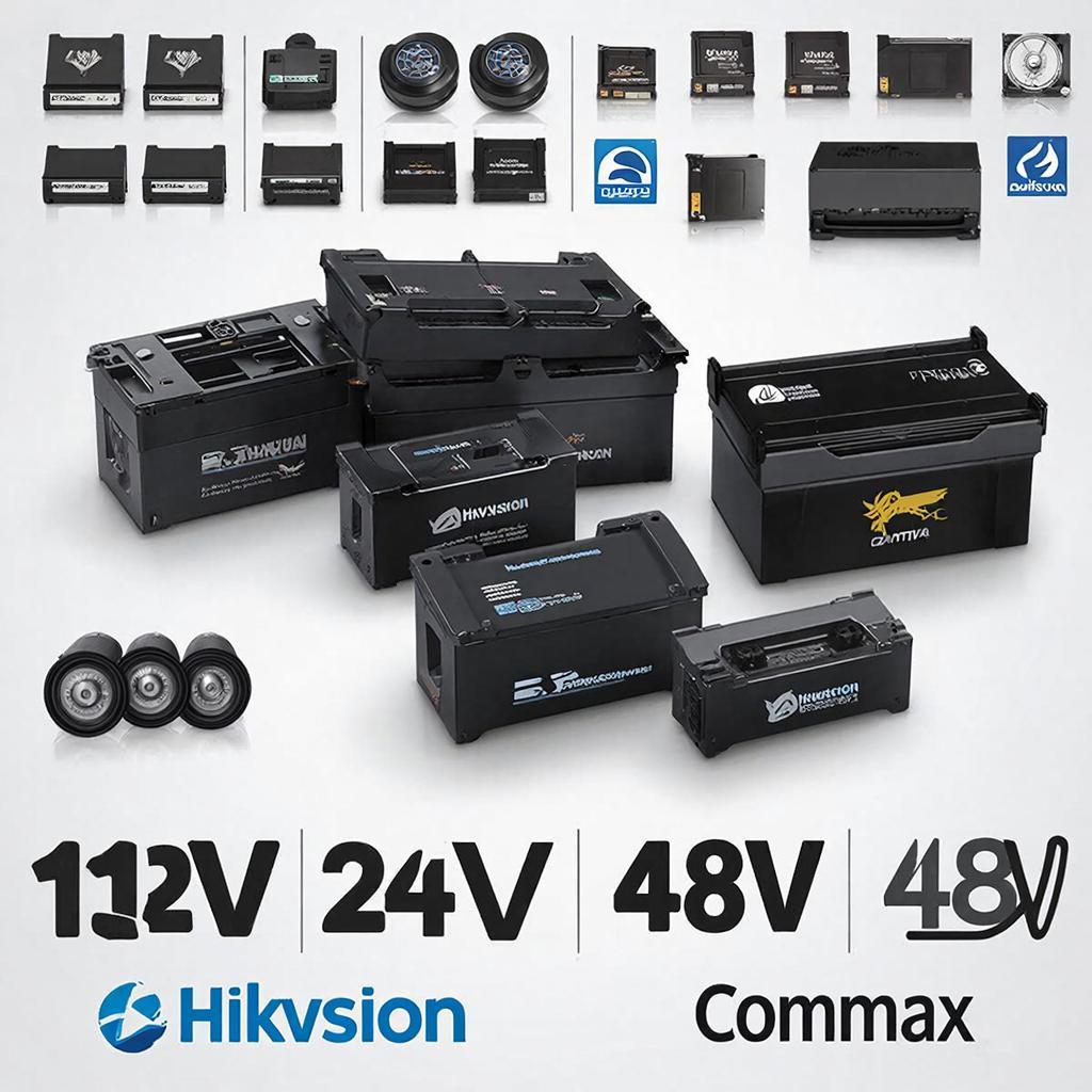 Совместимость аккумуляторов с популярными брендами домофонов (Hikvision, Dahua, Tantos, Commax)