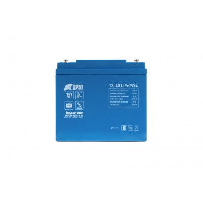 картинка Аккумулятор литий-железо-фосфатный герметизированный Skat i-Battery 12-40 LiFePO4 от магазина Охранных систем и видеонаблюдения