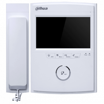 картинка IP-монитор Dahua DH-VTH1520AS-H с трубкой, для видеодомофона от магазина Охранных систем и видеонаблюдения