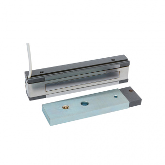 картинка Электромагнитный замок AccordTec «ML-200K-3 Premium Grey с планкой» от магазина Охранных систем и видеонаблюдения