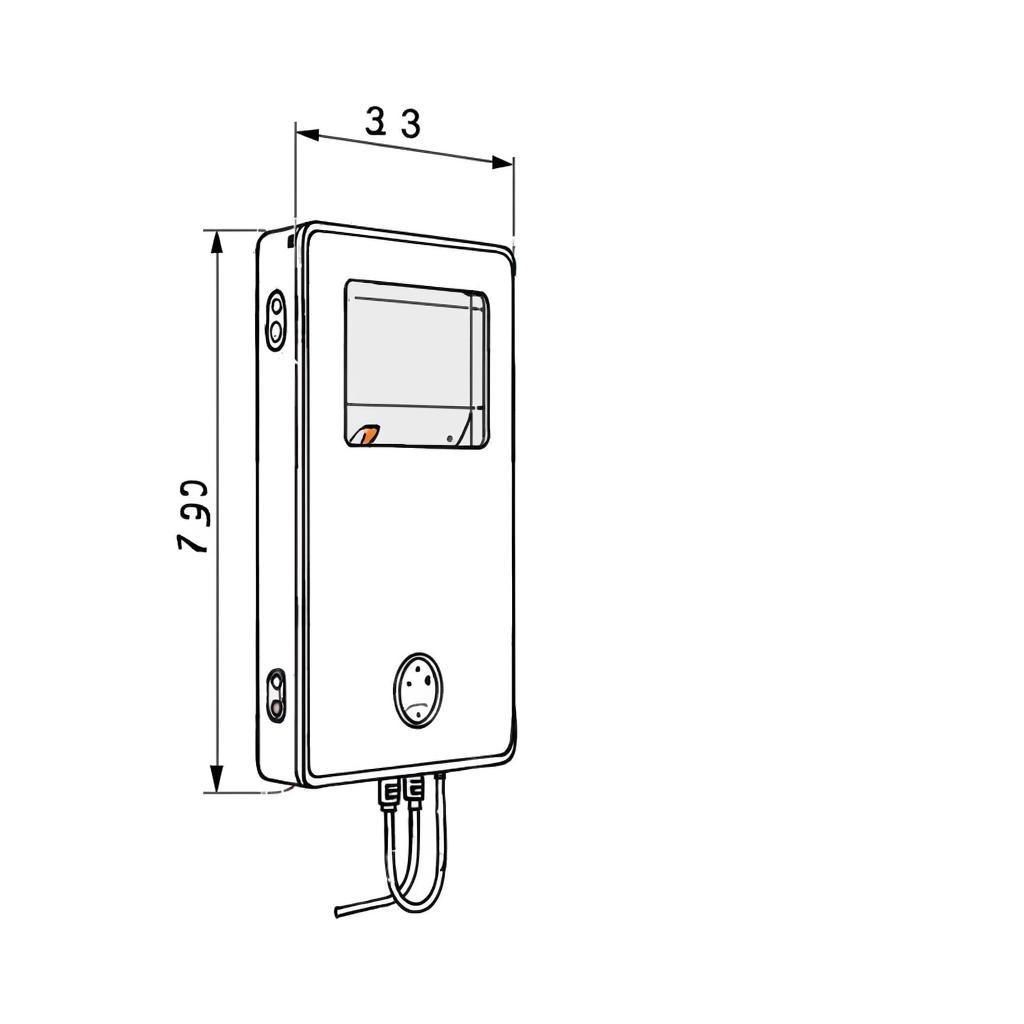 Чертёж и схема монтажа вызывной панели домофона