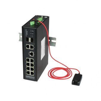 картинка РоЕ-коммутатор Osnovo SW-80822/ILR от магазина Охранных систем и видеонаблюдения