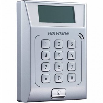 картинка Терминал доступа Hikvision DS-K1T802M с встроенным считывателем Mifare карт от магазина Охранных систем и видеонаблюдения