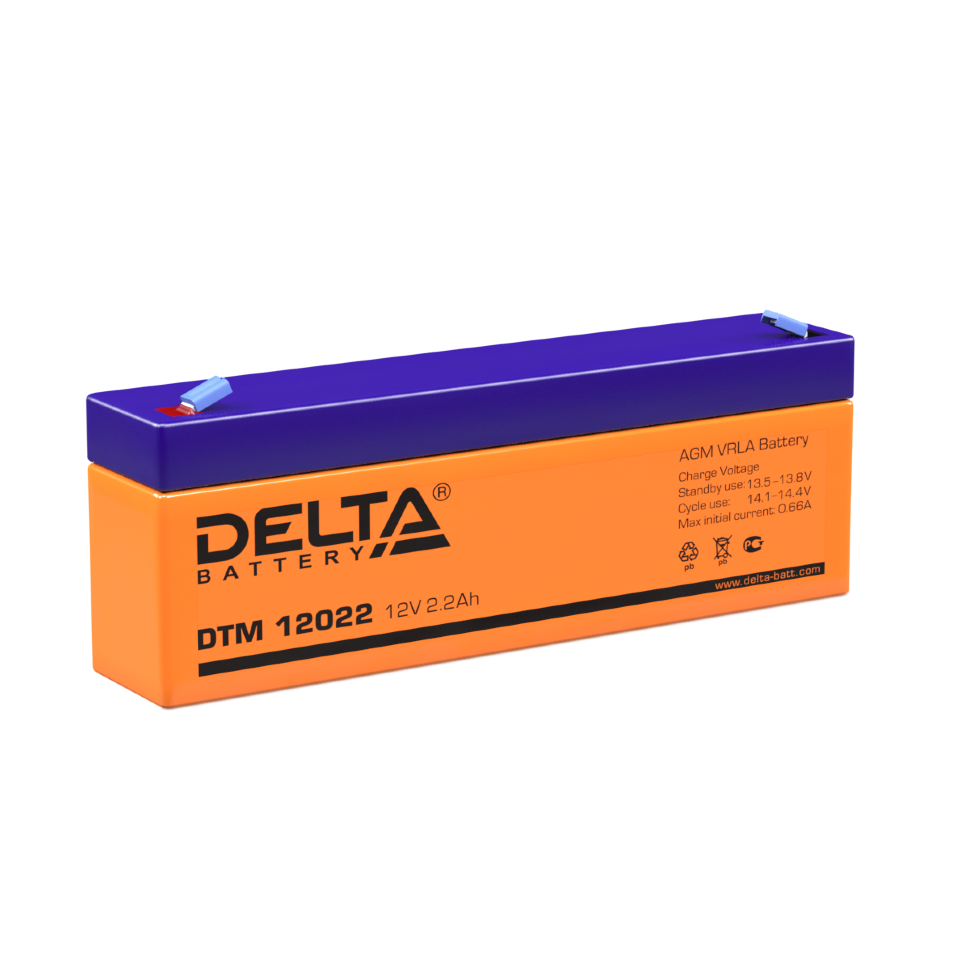 картинка DELTA battery DTM 12022 от магазина Охранных систем и видеонаблюдения