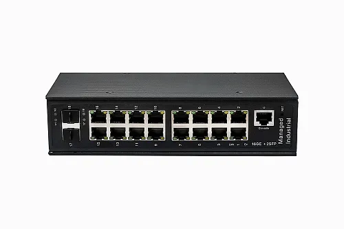 картинка NS-SW-16G2G-PL/IM Промышленный управляемый(L2+)HiPoEкоммутатор Gigabit Ethernet на 16GE PoE+2 GE SFP от магазина Охранных систем и видеонаблюдения