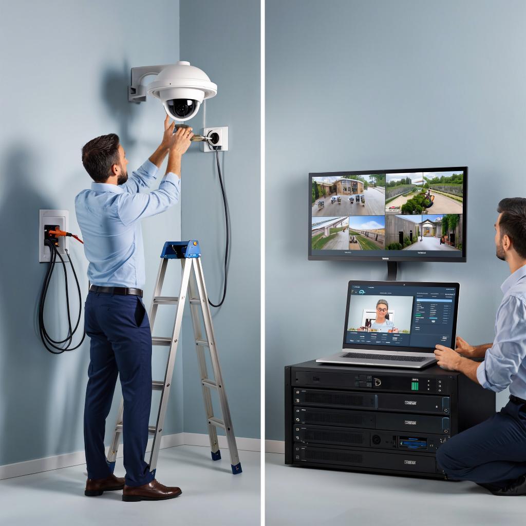 Своими руками: как установить камеры видеонаблюдения пошагово