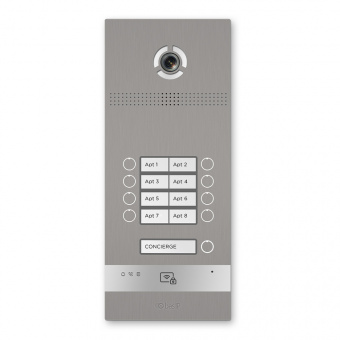картинка Вызывная панель BAS-IP BI-08FBI Silver от магазина Охранных систем и видеонаблюдения