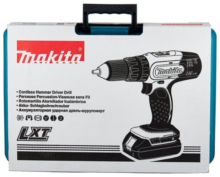 картинка Дрель-шуруповерт Makita DHP453SYE кейс от магазина Охранных систем и видеонаблюдения