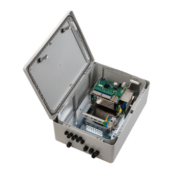 картинка Многофункциональный гигабитный уличный управляемый коммутатор L2+ Tfortis PSW+Box 8x2Pro от магазина Охранных систем и видеонаблюдения