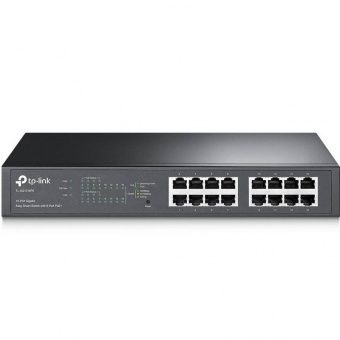 картинка Управляемый Gigabit Ethernet PoE-коммутатор TP-Link TL-SG1016PE от магазина Охранных систем и видеонаблюдения