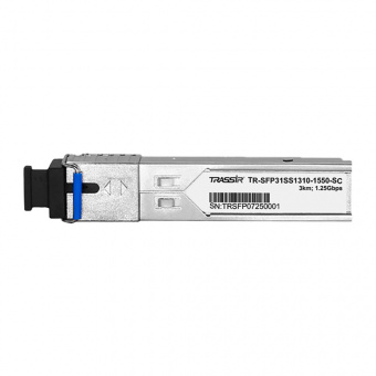 картинка SFP-модуль TRASSIR TR-SFP31SS1310-1550-SC от магазина Охранных систем и видеонаблюдения