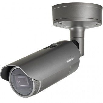 картинка Вандалостойкий extraLUX bullet Wisenet Samsung XNO-6085RP с Motor-zoom и ИК-подсветкой 70 м от магазина Охранных систем и видеонаблюдения