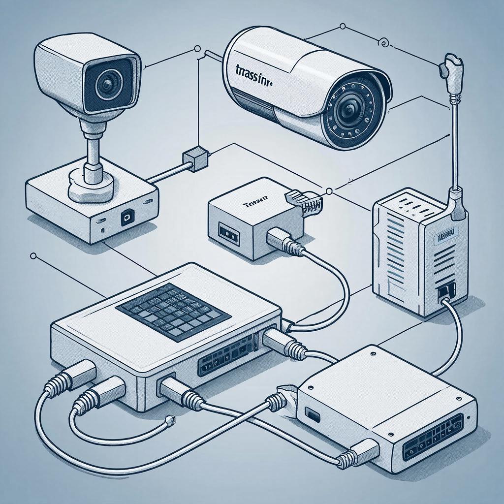Как подключить IP-камеры к Trassir AF через PoE