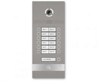 картинка Вызывная панель BAS-IP BI-12FB silver от магазина Охранных систем и видеонаблюдения