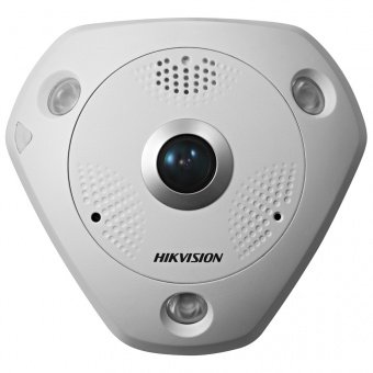 картинка 6Мп FishEye-камера Hikvision DS-2CD6362F-IS с ИК-подсветкой и мультиканальным режимом от магазина Охранных систем и видеонаблюдения