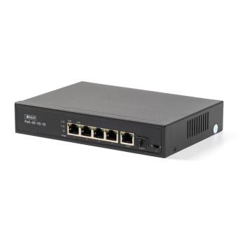 картинка Неуправляемый poe коммутатор СКАТ 4084 SKAT PoE-4G-1G-1S от магазина Охранных систем и видеонаблюдения