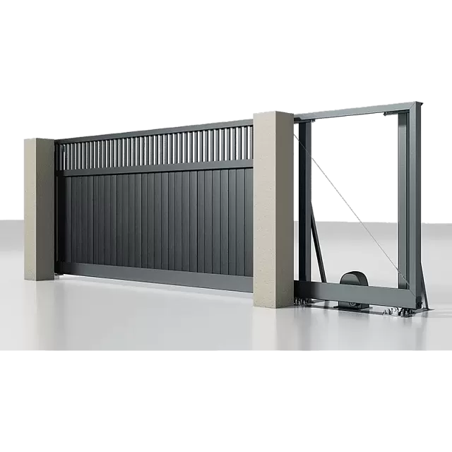 картинка Откатные ворота ALUTECH Prestige 4000×2000 мм от магазина Охранных систем и видеонаблюдения