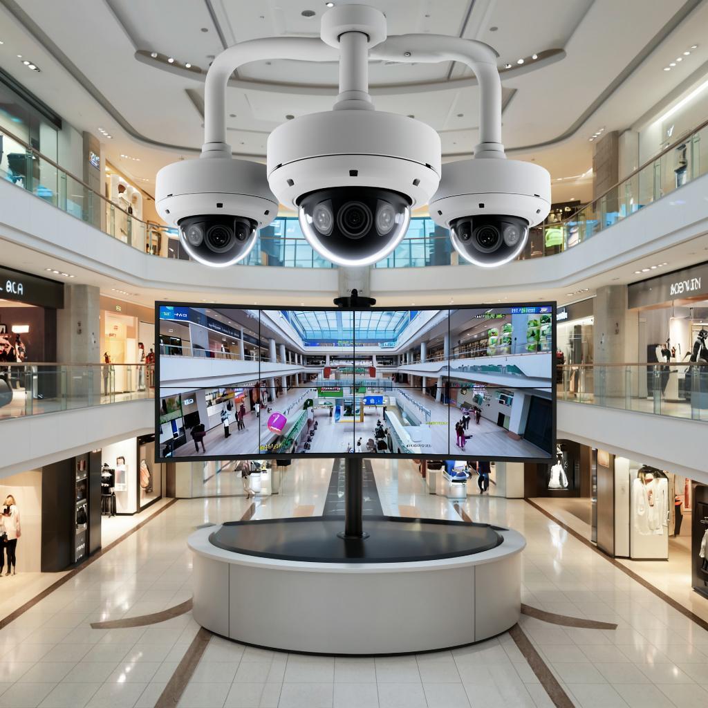 Монтаж видеонаблюдения в торговом центре: кейсы и планы зон