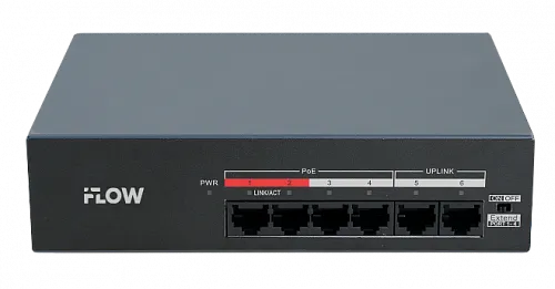 картинка Сетевой коммутатор iFLOW F-SW-EU206MPOE-V/L от магазина Охранных систем и видеонаблюдения