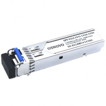 картинка Оптический SFP-модуль Osnovo SFP-S1LC19-G-1310-1550 от магазина Охранных систем и видеонаблюдения