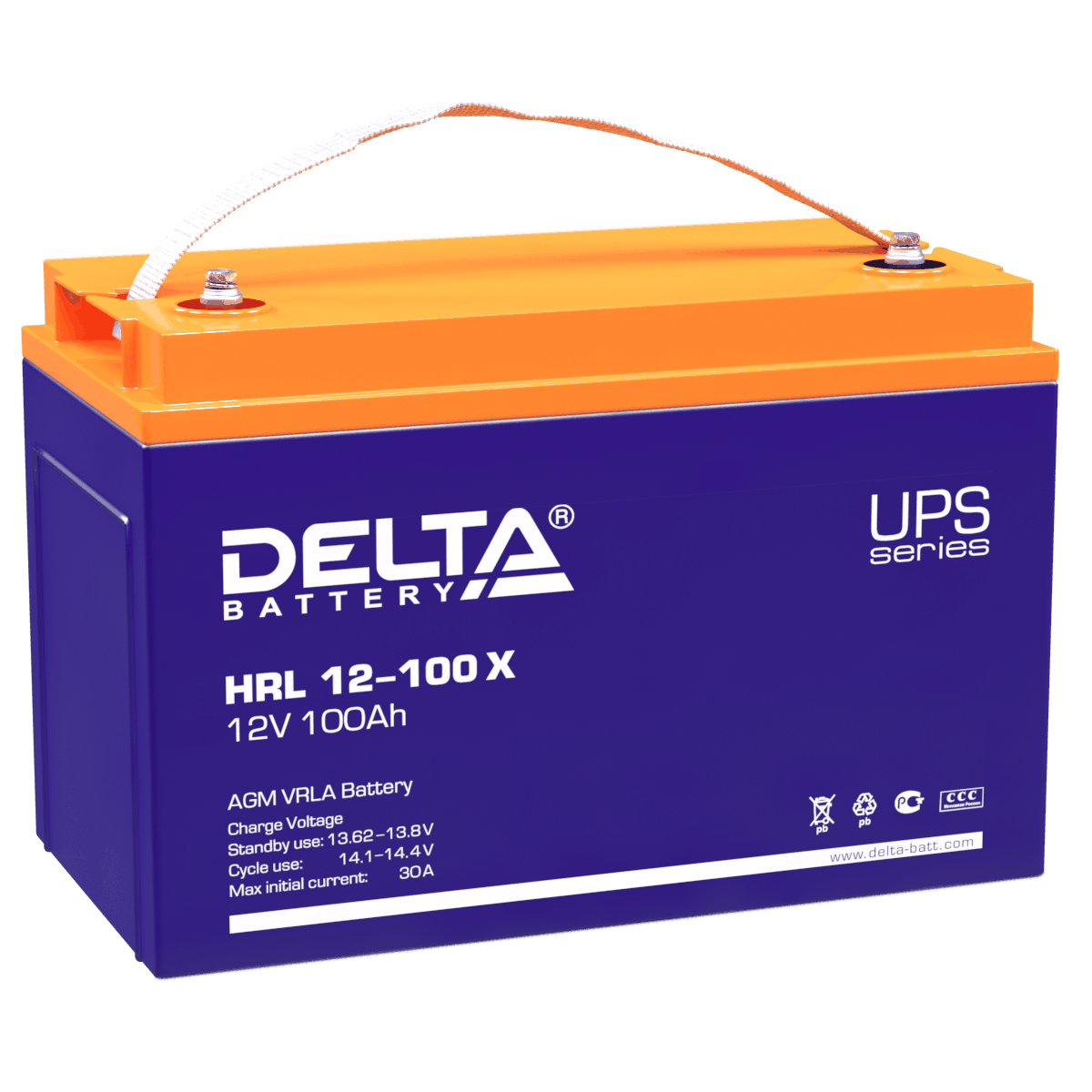 картинка Батареи DELTA HRL 12-100 X от магазина Охранных систем и видеонаблюдения