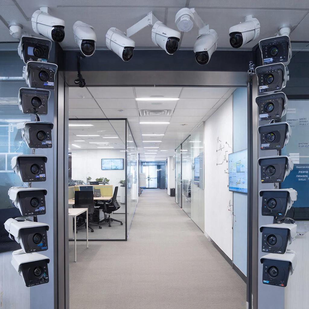 Проект видеонаблюдения на 12 камер для офиса — план, схема, бюджет