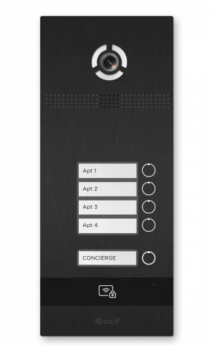 картинка Уникaльнaя вызывнaя пaнель BI-04FB BLACK от магазина Охранных систем и видеонаблюдения