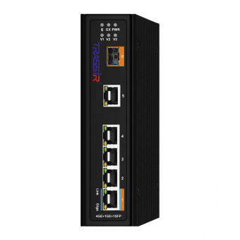 картинка РоЕ-коммутатор TRASSIR TR-NS15061S-150-4POE от магазина Охранных систем и видеонаблюдения