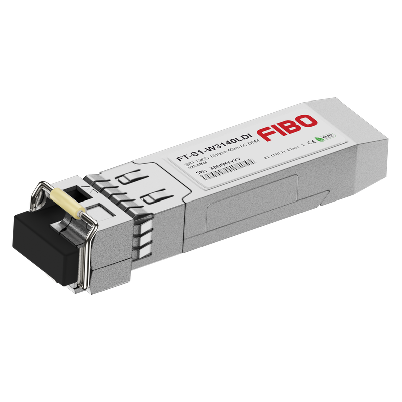 картинка 1000BASE-BX40-U-I SFP промышленный модуль 1310/1550нм 40км от магазина Охранных систем и видеонаблюдения