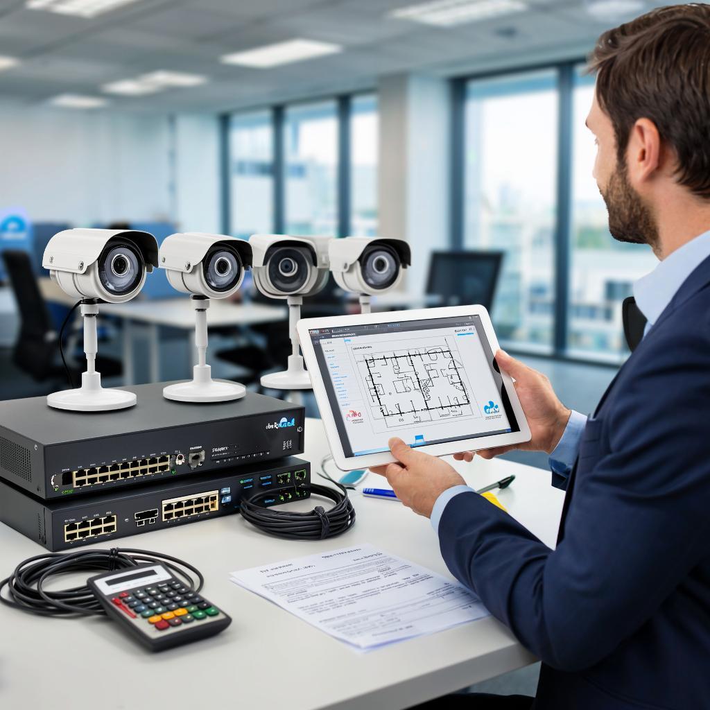 Сколько стоит система видеонаблюдения для офиса на 10 камер — пример сметы