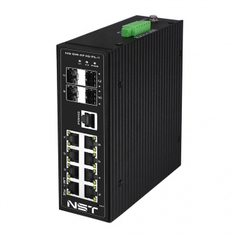 картинка PoE-коммутатор NST NS-SW-8F4G-PL/I от магазина Охранных систем и видеонаблюдения