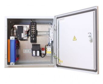 картинка Уличный PoE-коммутатор Osnovo OSS-44TB1(SW-60812/I) от магазина Охранных систем и видеонаблюдения