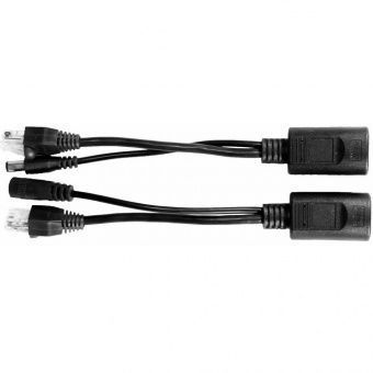 картинка Пассивный комплект (инжектор + сплиттер) OSNOVO PPK-11 для передачи PoE по кабелю Cat 5e от магазина Охранных систем и видеонаблюдения