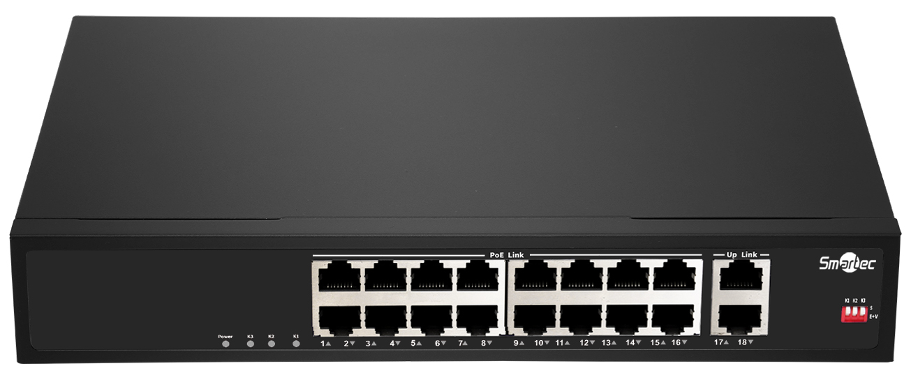 Smartec анонсирует неуправляемый коммутатор ST-NS316MB-GD