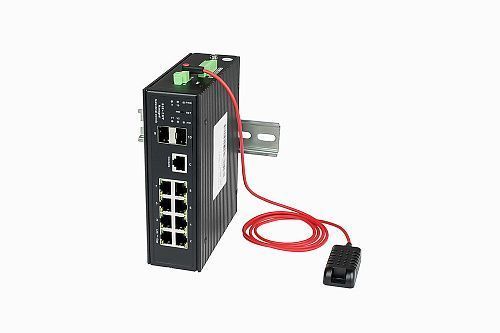 картинка NS-SW-8G2G-L/IM Промышленный управляемый (L2+) коммутатор NST Gigabit Ethernet на 8GE RJ45 + 2 GE SFP. от магазина Охранных систем и видеонаблюдения