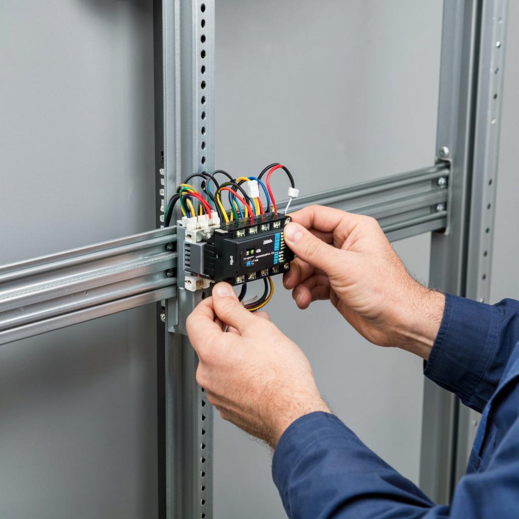 Монтаж контроллера на DIN-рейку: инструкция