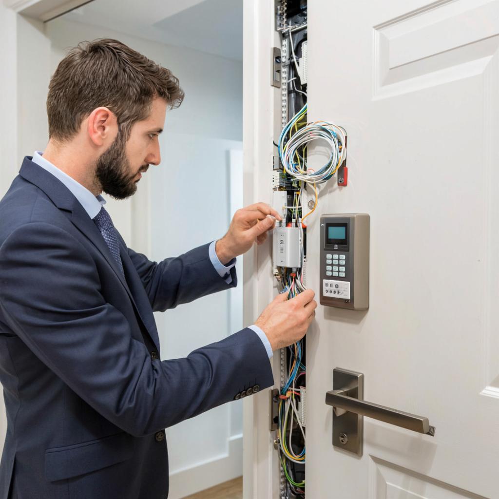 Подключение видеодомофона FOX к домофонной системе подъезда